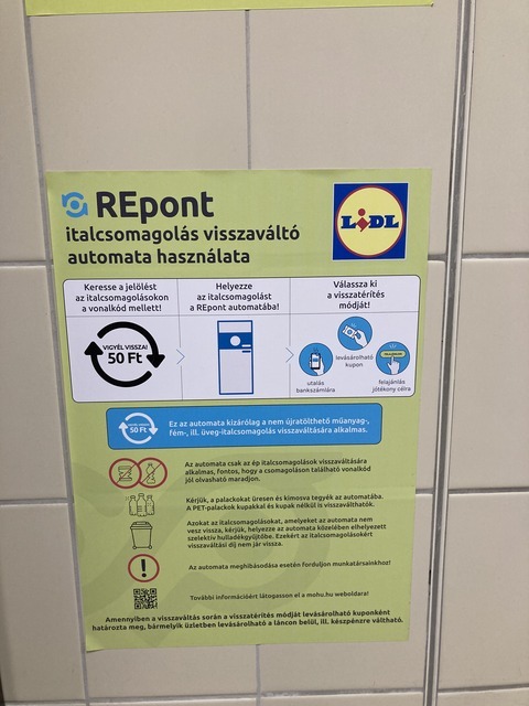 üvegvisszaváltó, ÜVEGVISSZAVÁLTÓ – Az automaták csendje