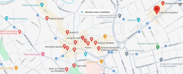 kávé, VESZPRÉM – A legjobb kávézók nyomában