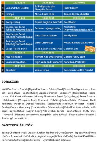 Rozé Rizling, ROZÉ, RIZLING ÉS JAZZ NAPOK – Jó borok, jó zenék tíz napig